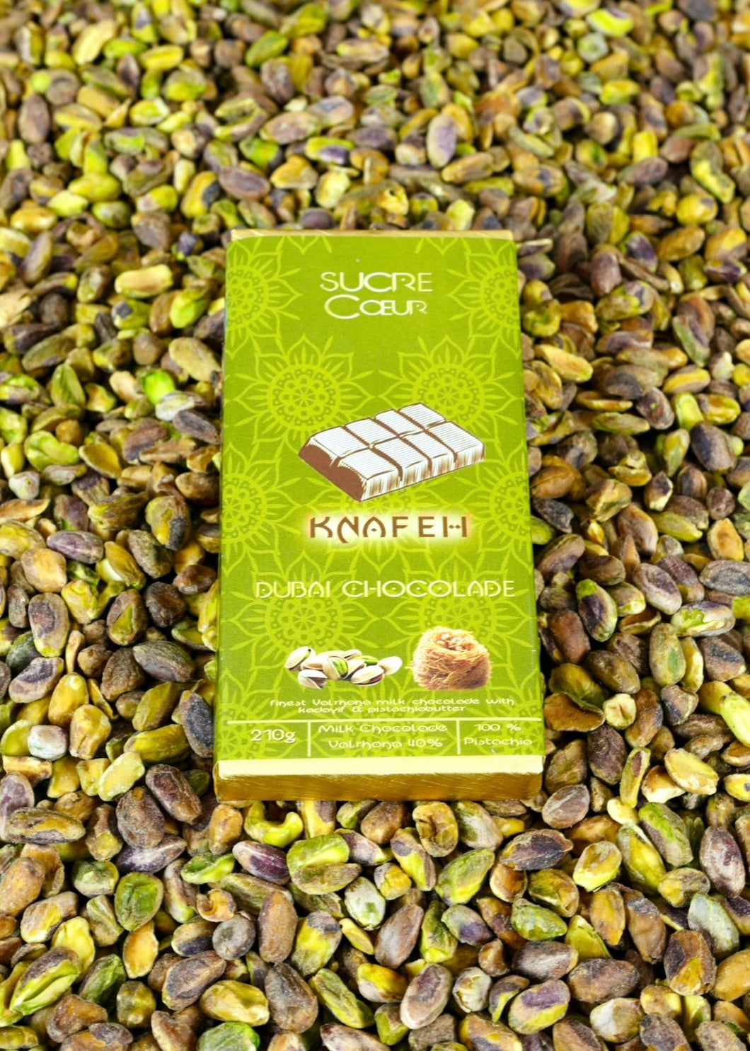 DUBAI Schokolade KNAFEH (Pistazie & Kadayif)